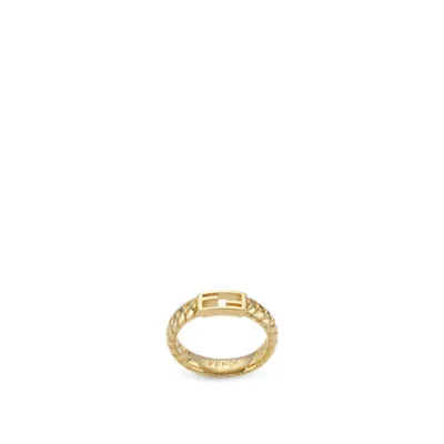 Bague Baguette - Bague dorée | Fendi
