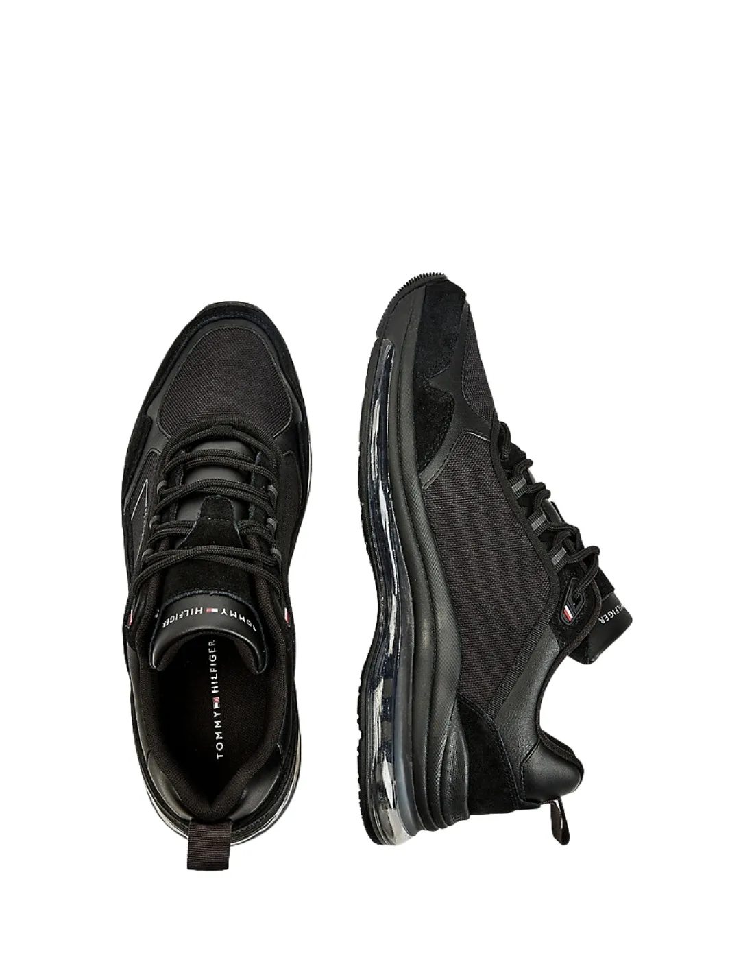 Baskets Homme Tommy Hilfiger Ref 53945 BDS noir