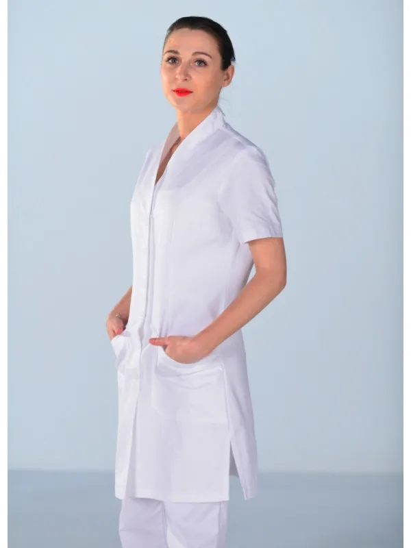 Blouse blanche Antibe esthetique Luxa 100% coton