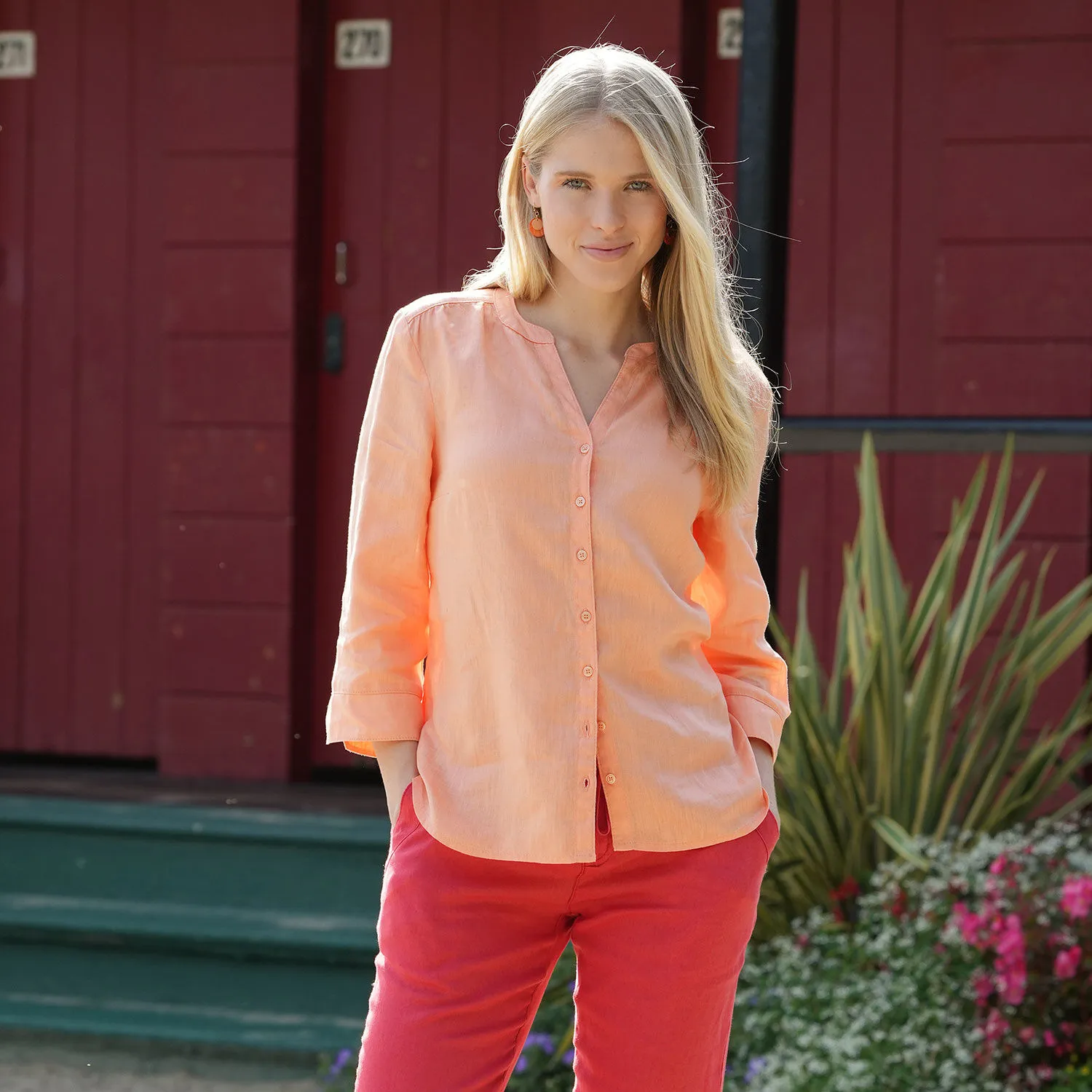 Blouse en lin décontractée ⋆ Lehner Versand