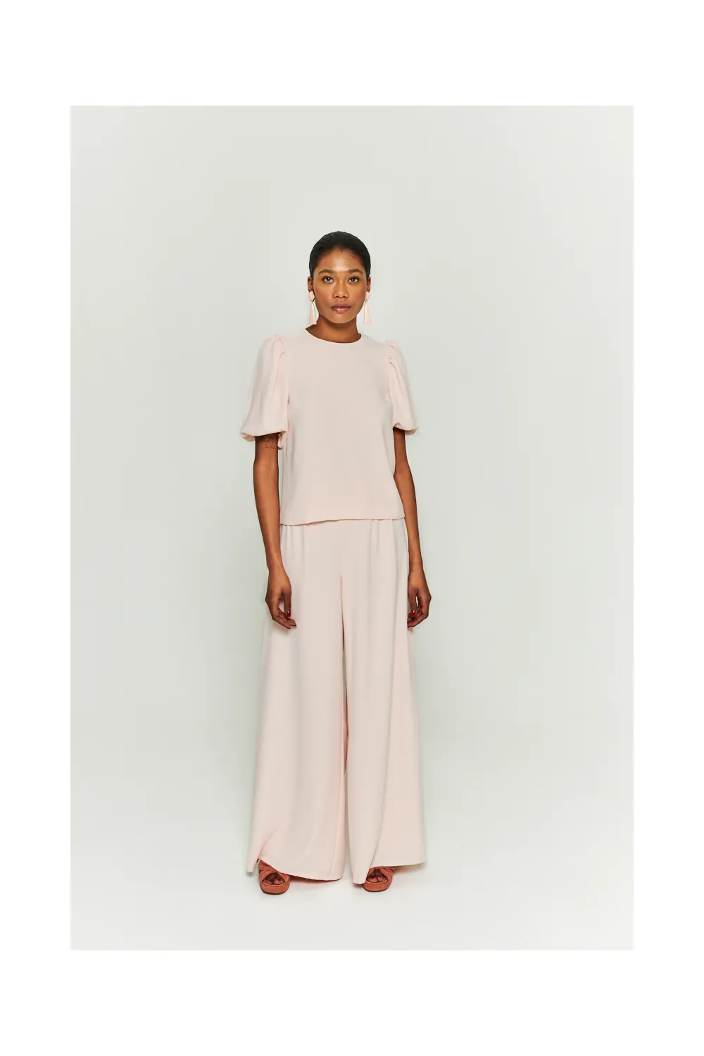BLOUSE JEANNE ROSE PALE