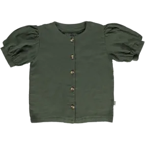 BLOUSE POIRE Forest Green
