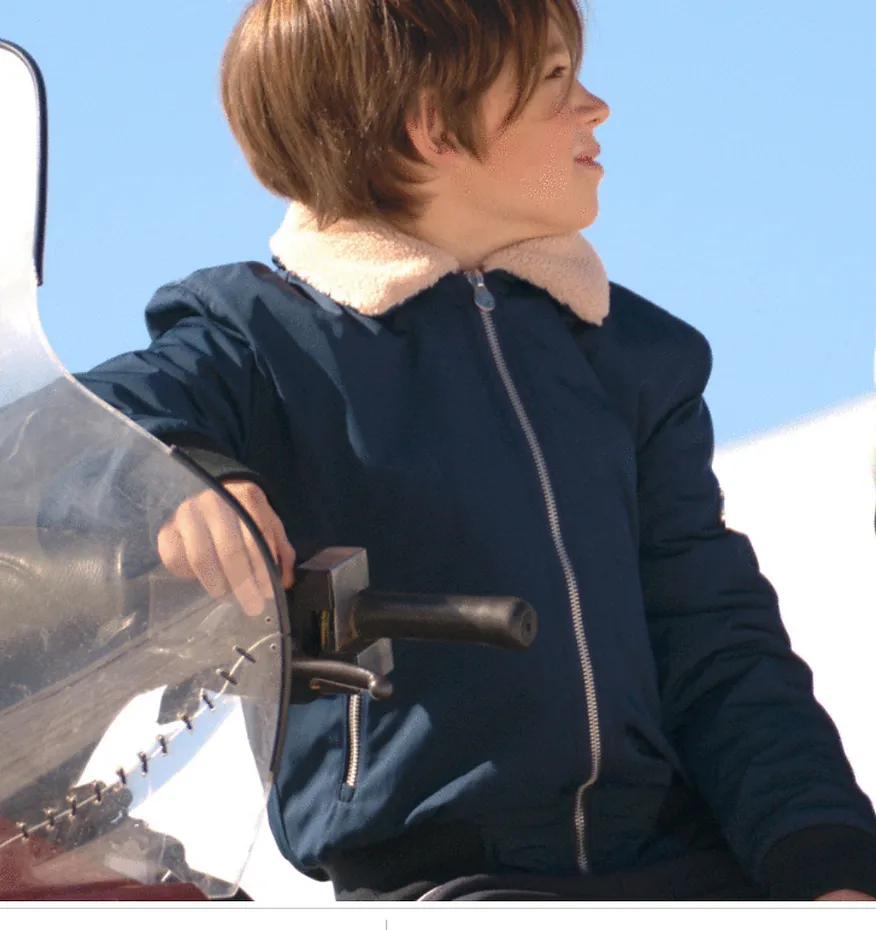 Blouson enfant type Bombers Flags&Cup "Alberni" Marine