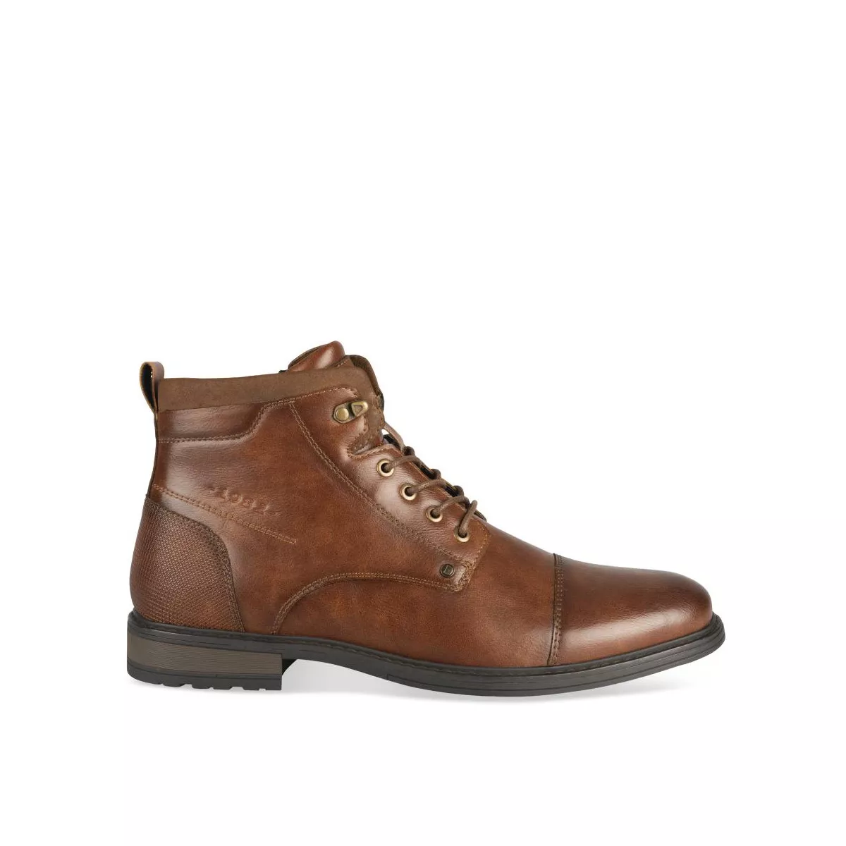 Bottines COGNAC DENIM SIDE