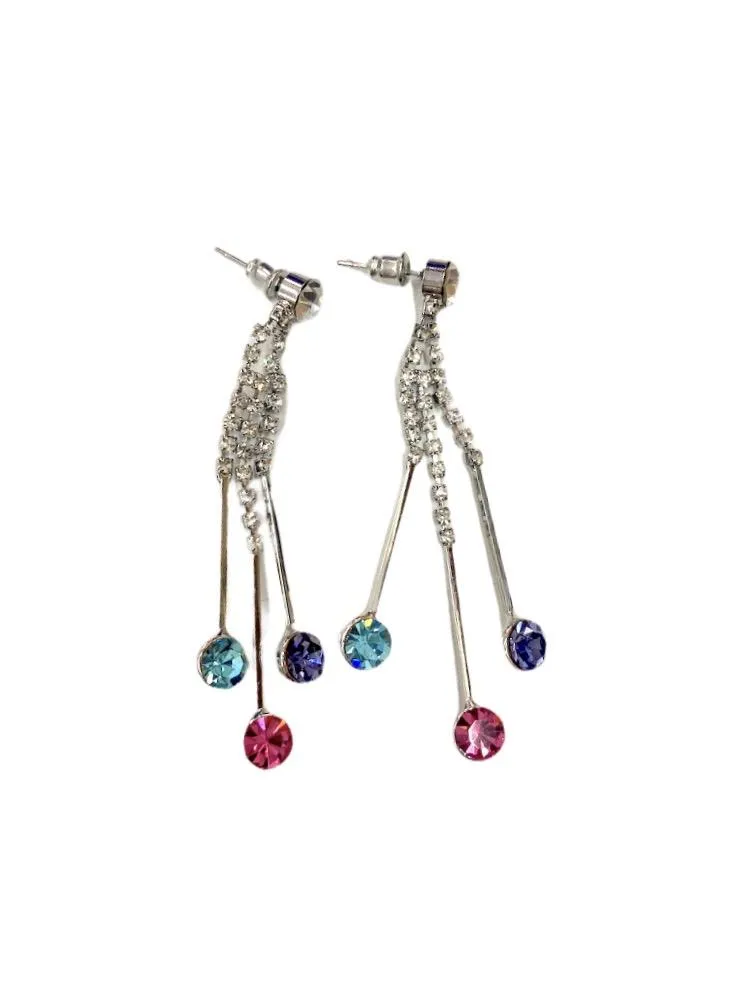 Boucles d'oreilles strass  (x12)