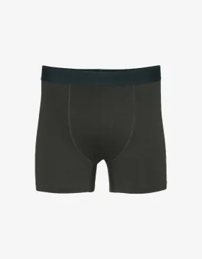 Boxer uni en coton bio | vert "hunter green" homme - Colorful Standard