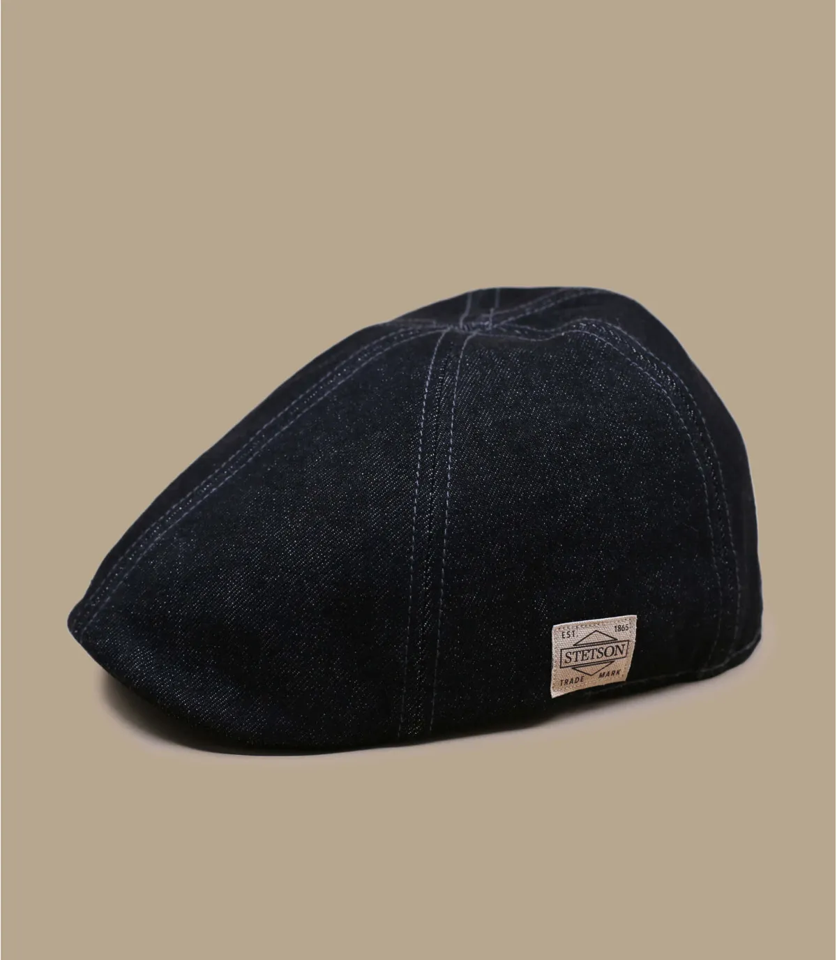béret duckbill denim - Texas Denim black Stetson : Headict