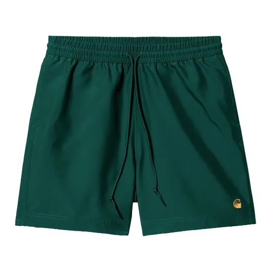 CARHARTT WIP CHASE SWIM TRUNK CHERVIL/GOLD - Hutchis