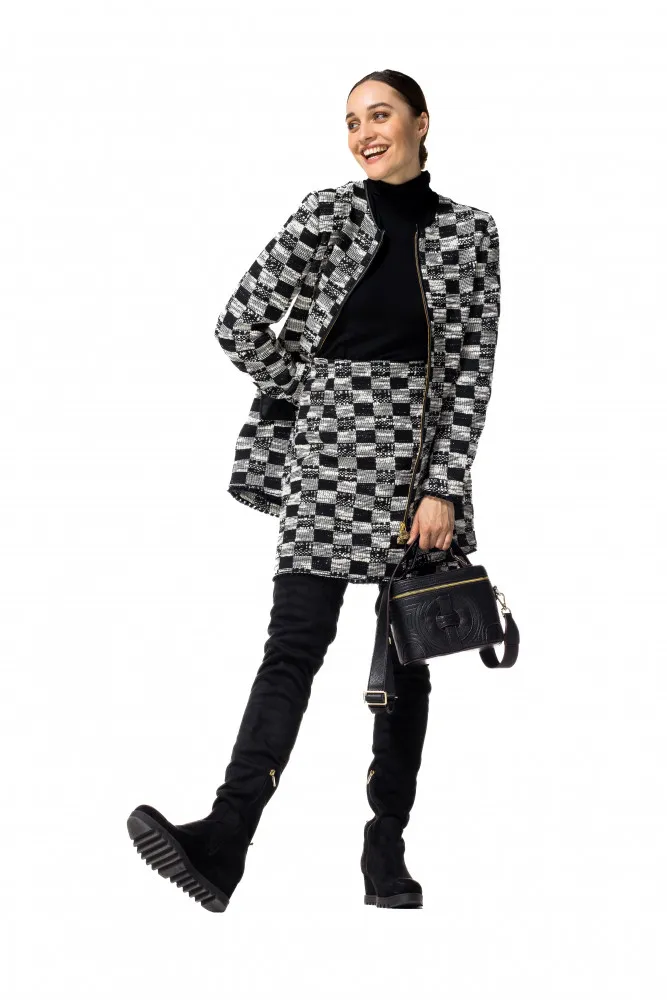 CAROLINE BISS- JUPE COURTE MAILLE REF: 4713/19