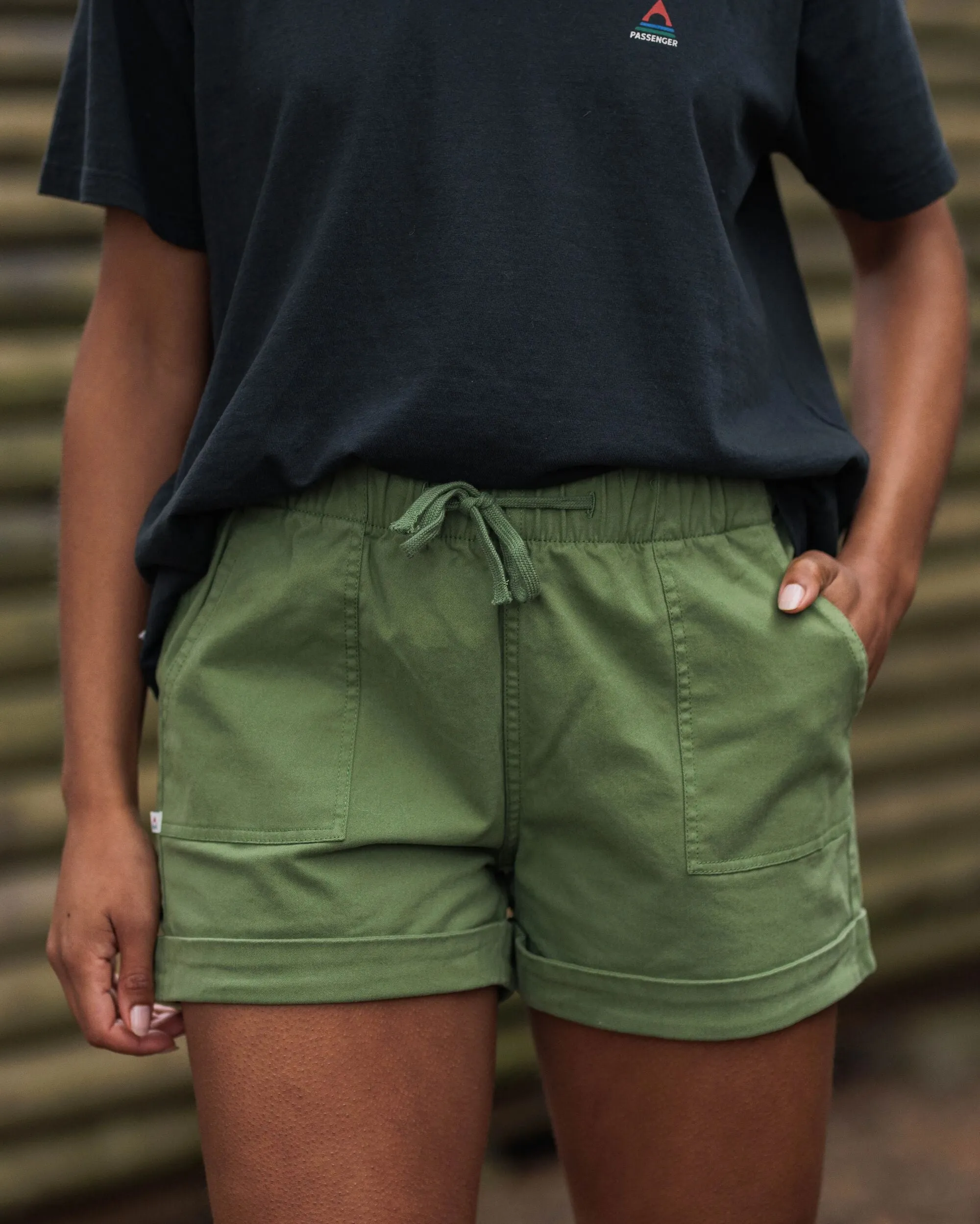Carriso Short en Coton Bio - Vineyard Green