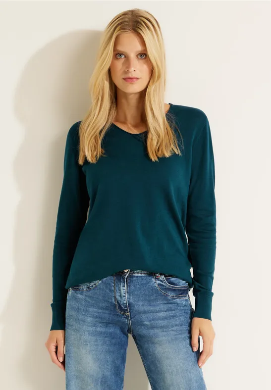 CECIL Pull-over en tricot fin 