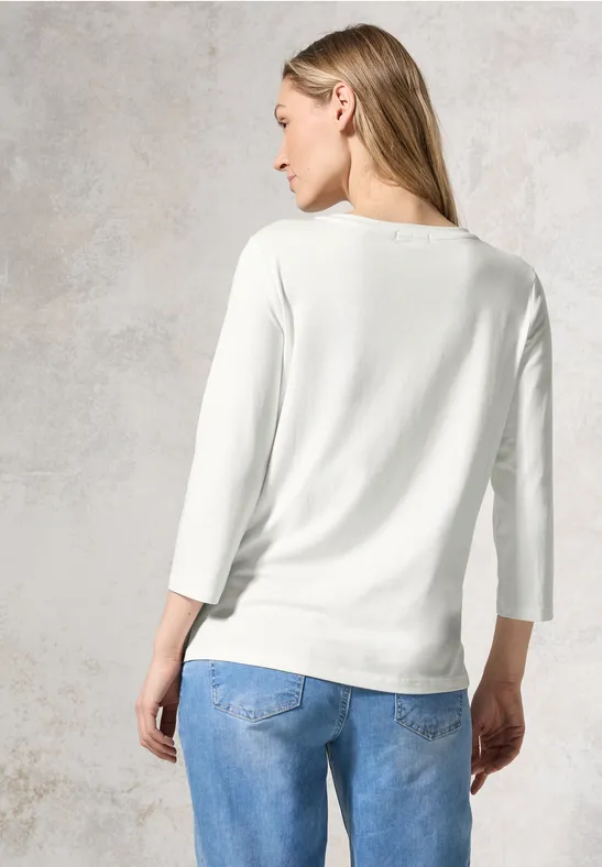 CECIL T-shirt avec motif scintillant 