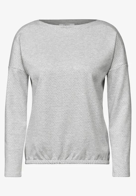 CECIL T-shirt en jacquard 