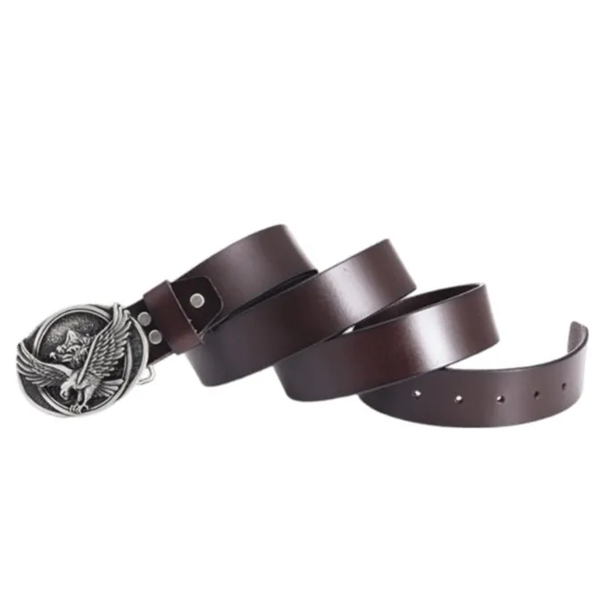Ceinture en cuir avec aigle, modèle Atka
