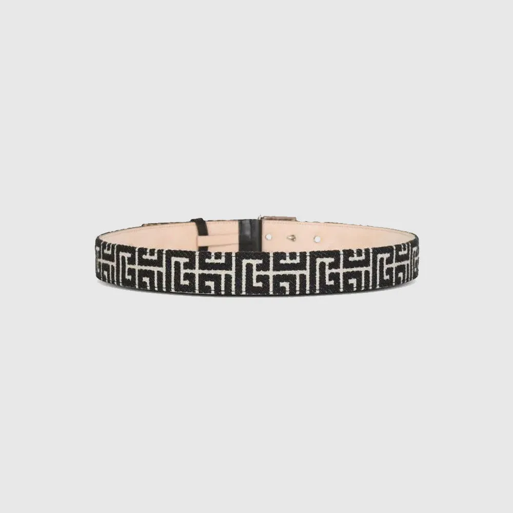 Ceinture à monogrammes