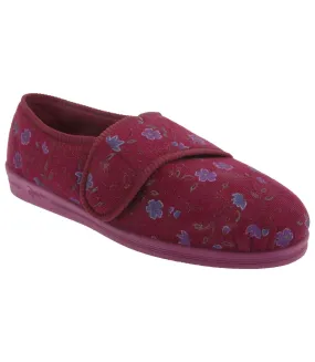 Chaussons sally femmes rouge Comfylux