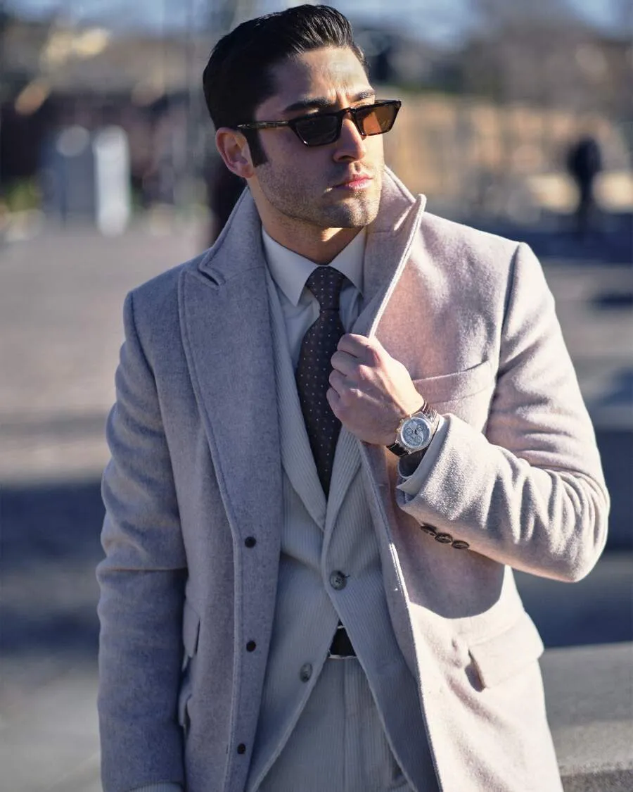 Chemise beige en coton