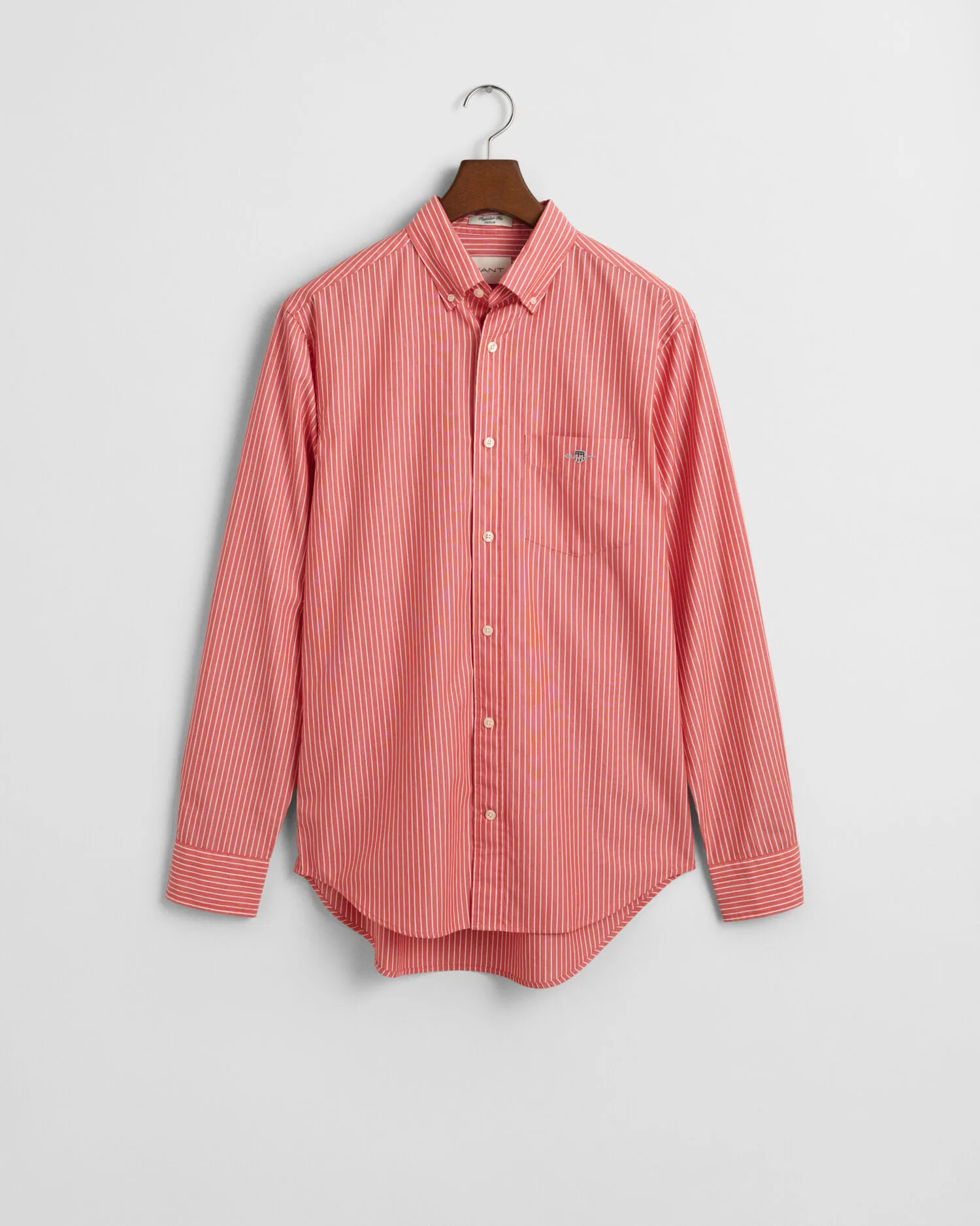 Chemise regular fit en popeline à rayures classique