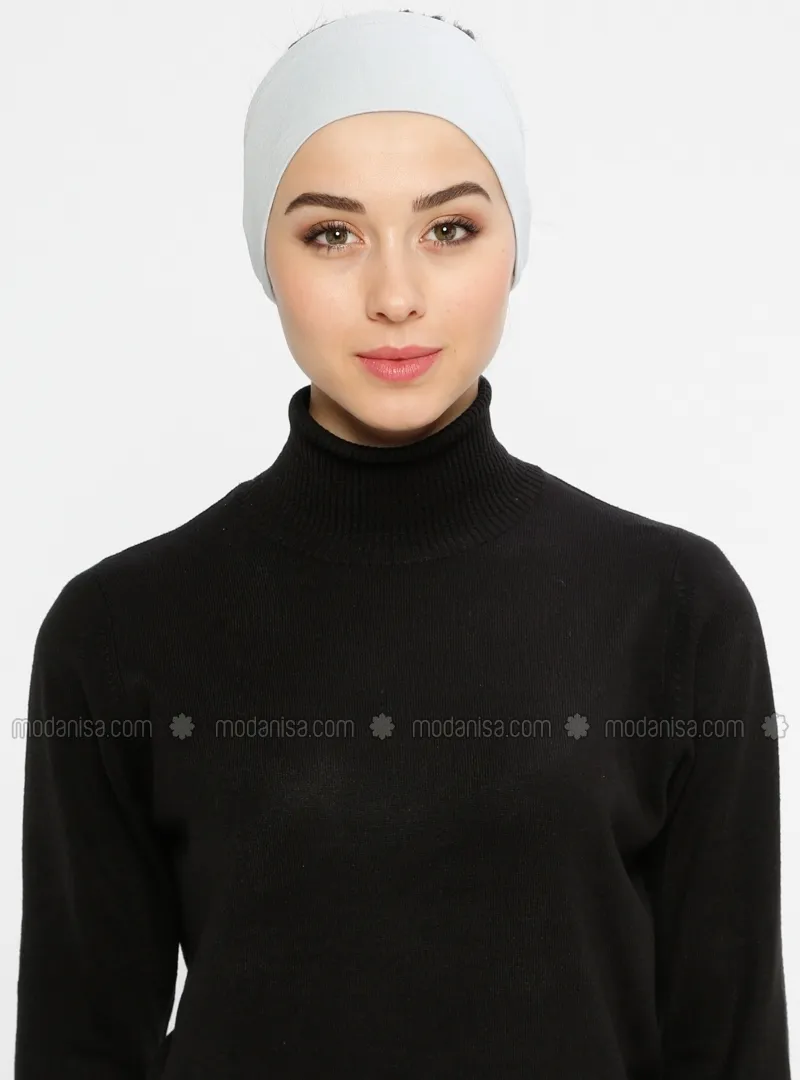Combed Cotton Bandana Gray