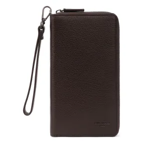 Compagnon de voyage - Stop RFID - Cuir de vachette - Marron foncé - Encore | 3 Suisses