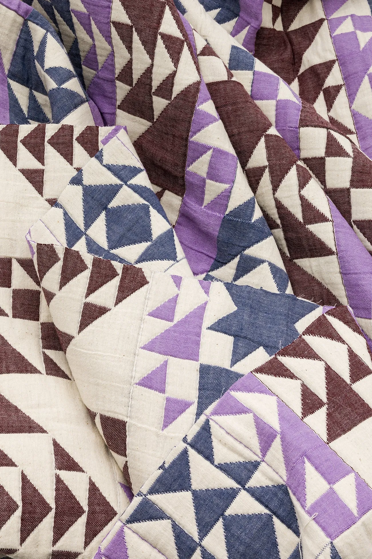 Coupon 2 m matelassé jacquard - Imprimé écru