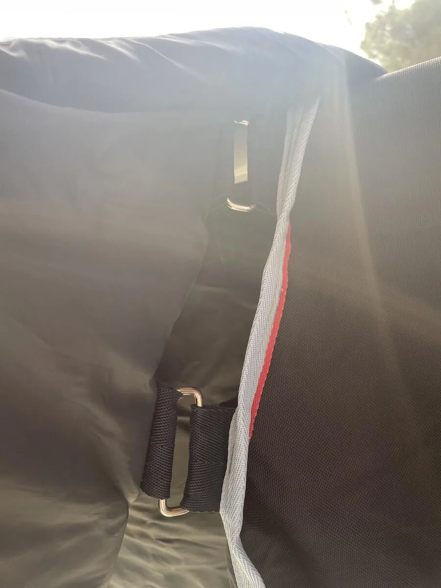 Couverture imperméable avec couvre cou amovible taille poney
