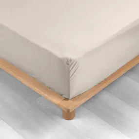 DRAP HOUSSE 2 PERSONNES 140X190CM PERCALE UNI