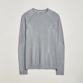 Falke Long Sleeve Wool Tech Shirt Grey Heather