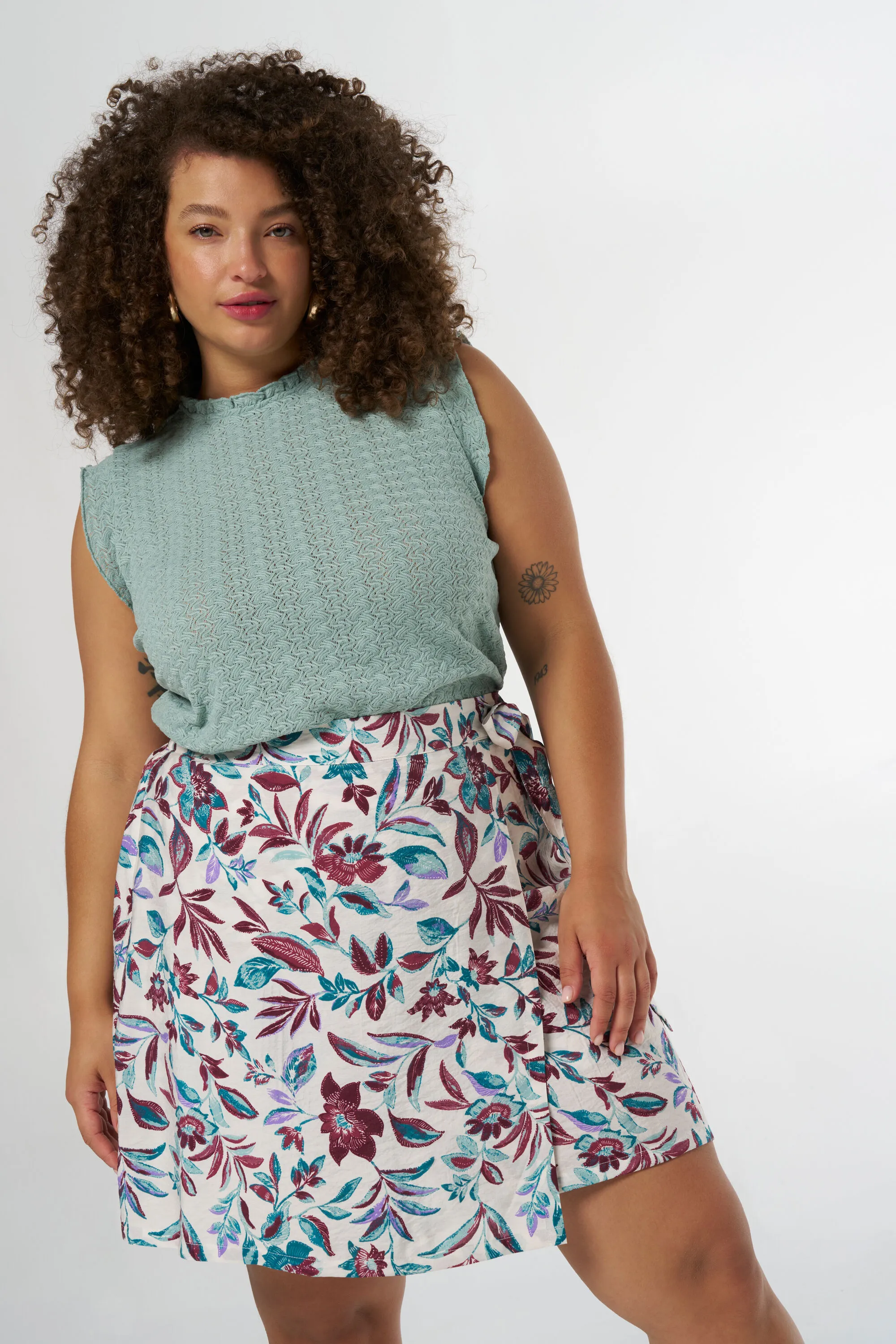 Femmes Haut texturé Menthe | MS Mode