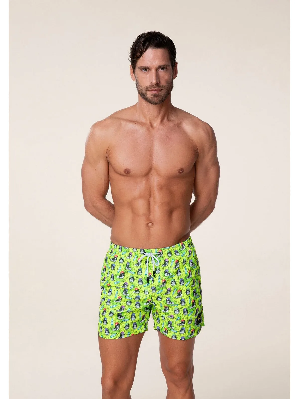 F**K Maillot de Bain Homme FK24-2060X16 Vert