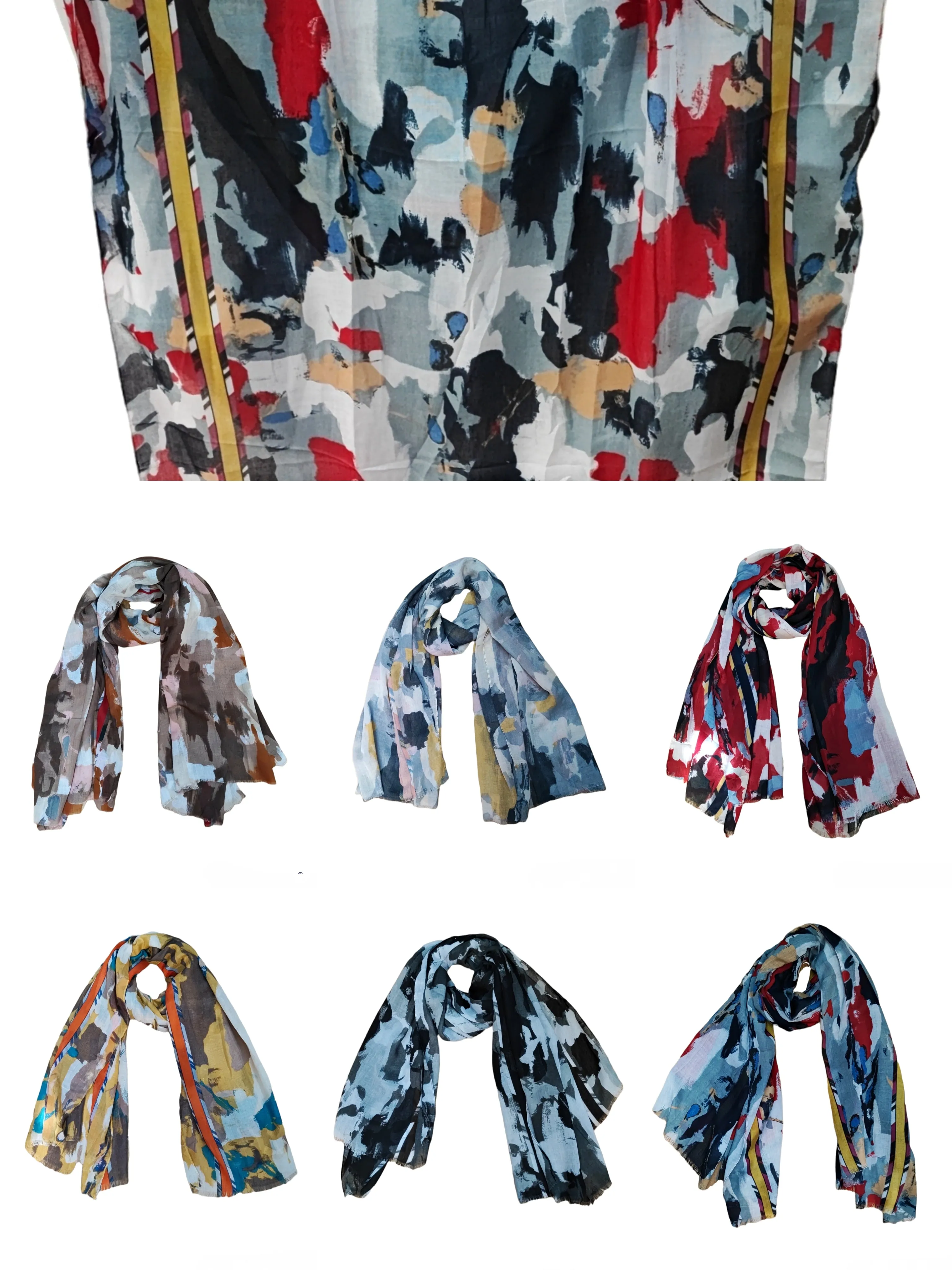 Foulard motif    Peinture (x6)