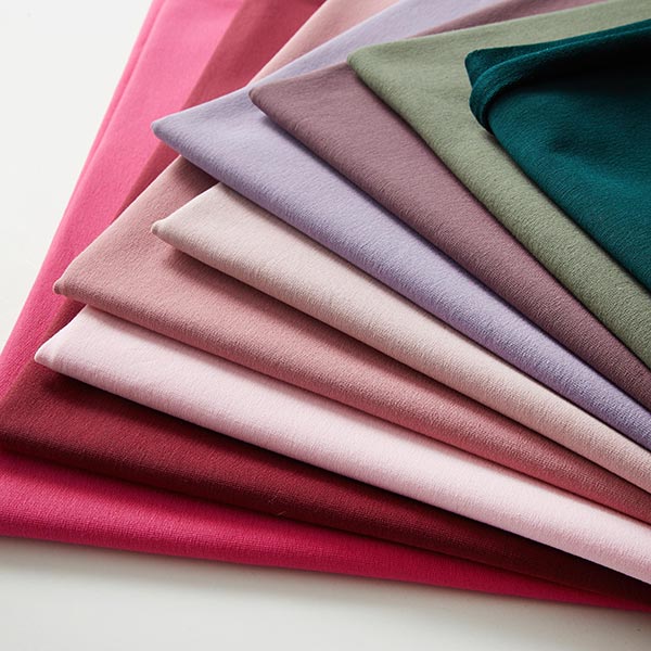 French Terry léger uni – bleu clair