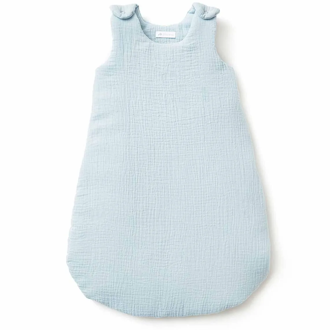 Gigoteuse bébé double gaze de coton BLEU GLACIER - Cocoeko | 3 Suisses