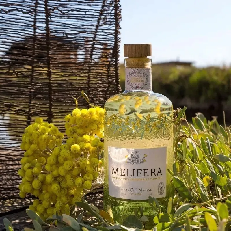 Gin Melifera Fleurs d'immortelles île d’Oléron Bio 70CL