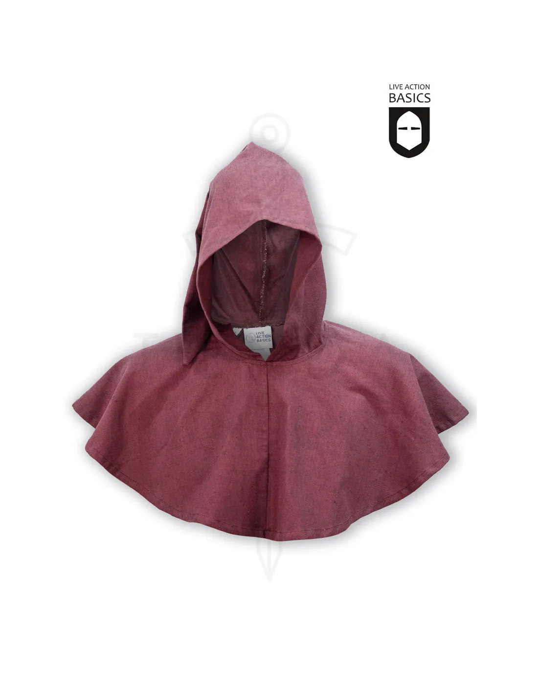 Gugel médiéval en coton marron ⚔️ Boutique Épées