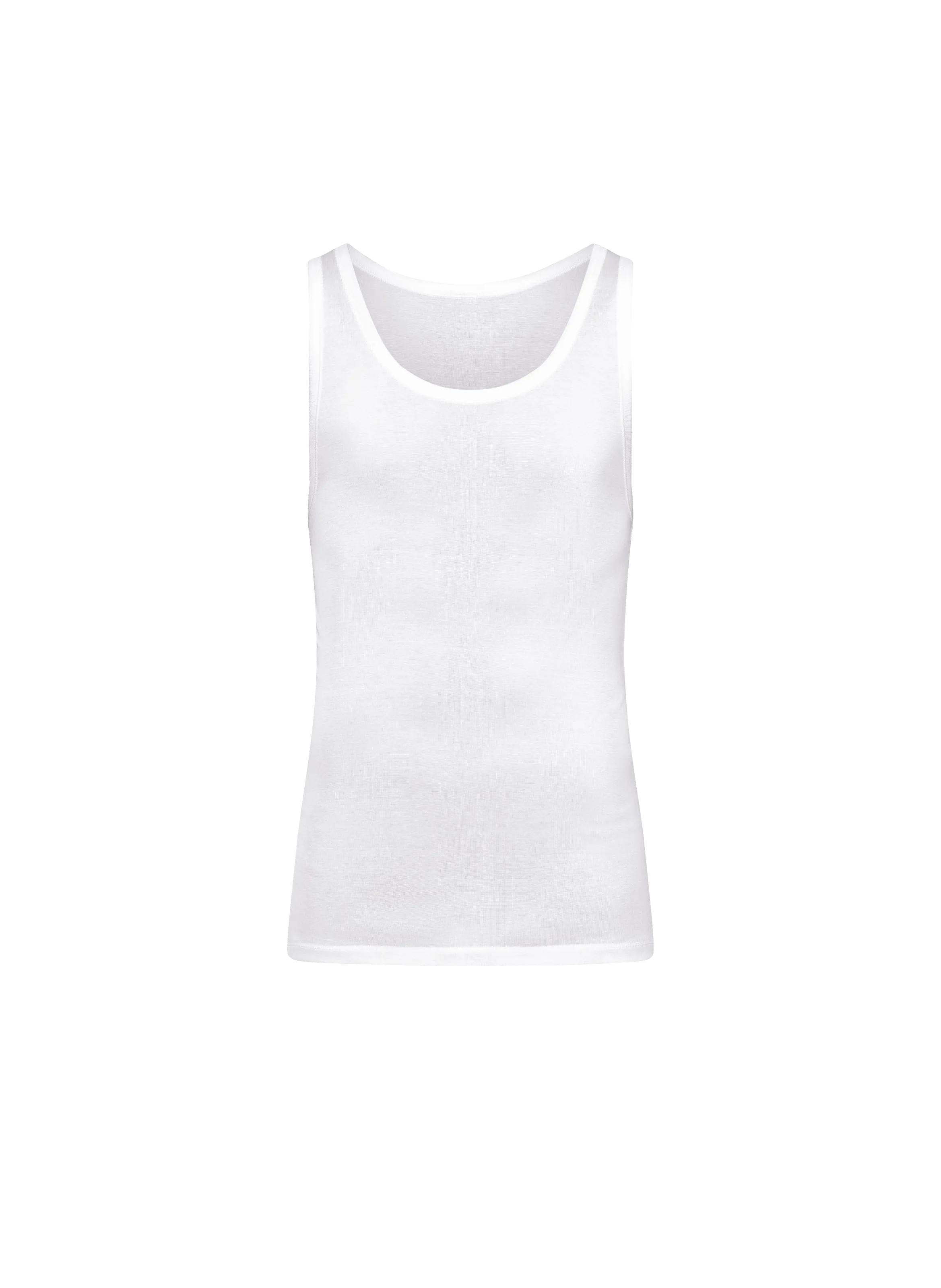 HANRO  Débardeur en coton - Blanc