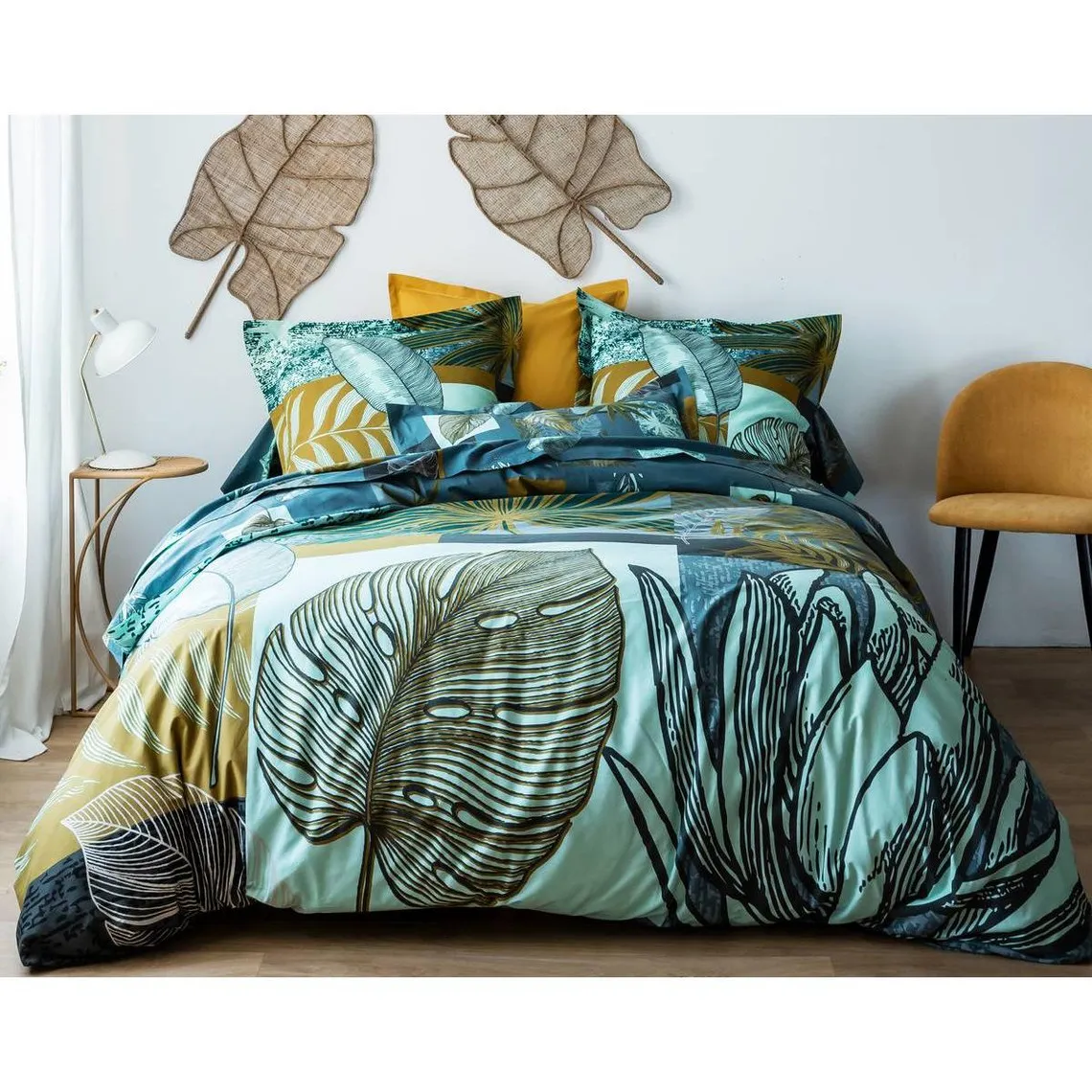 Housse de couette  BLUEBELL bleu en coton  | 3 Suisses