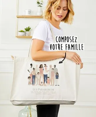 Impression sur toile Famille nombreuse personnalisé