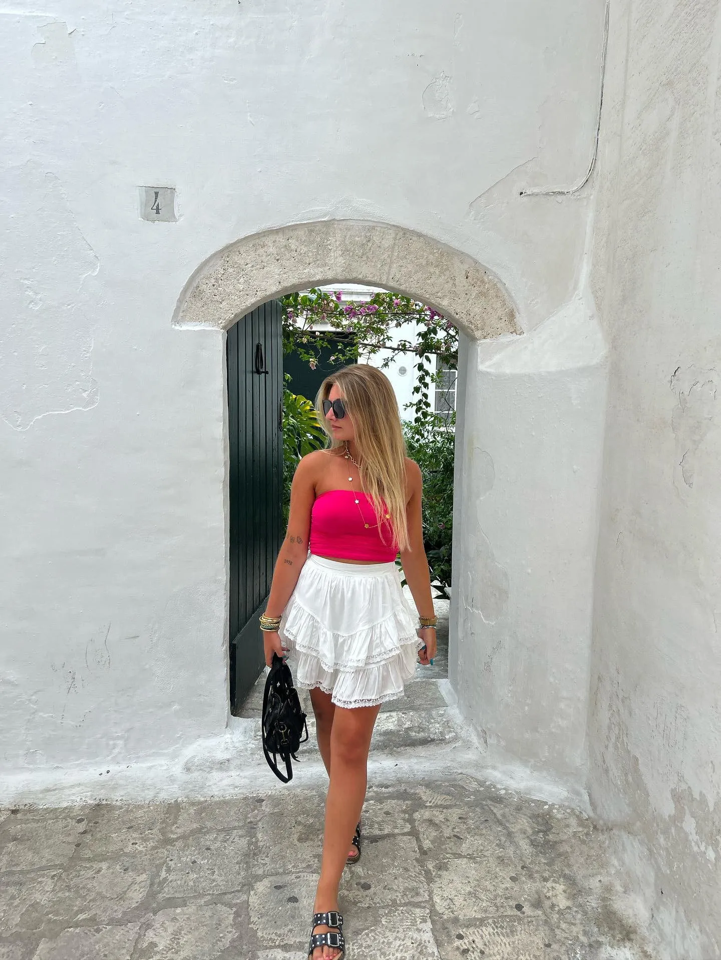 Jupe blanche volant | Concept Store En Ligne | Jade & Lisa