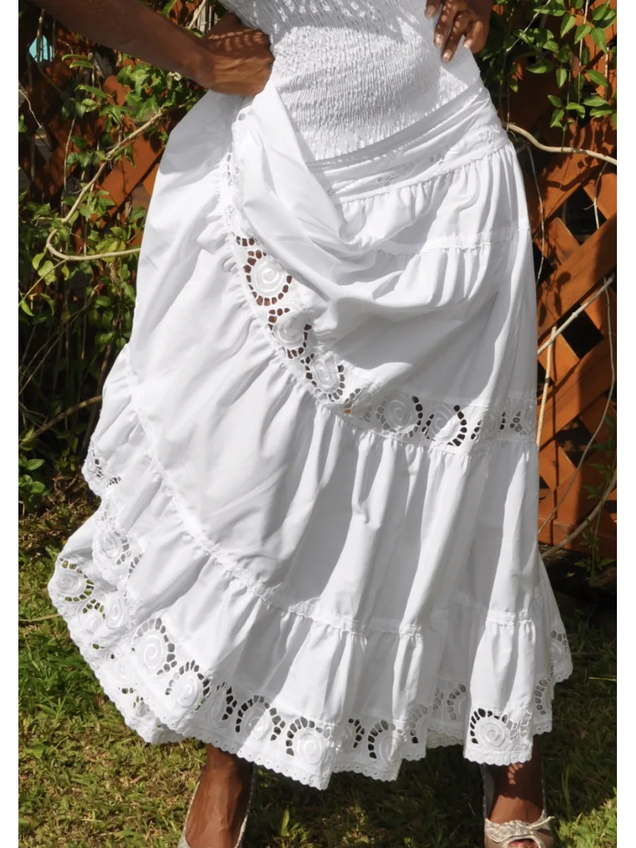 Jupe Broderie Mosaique