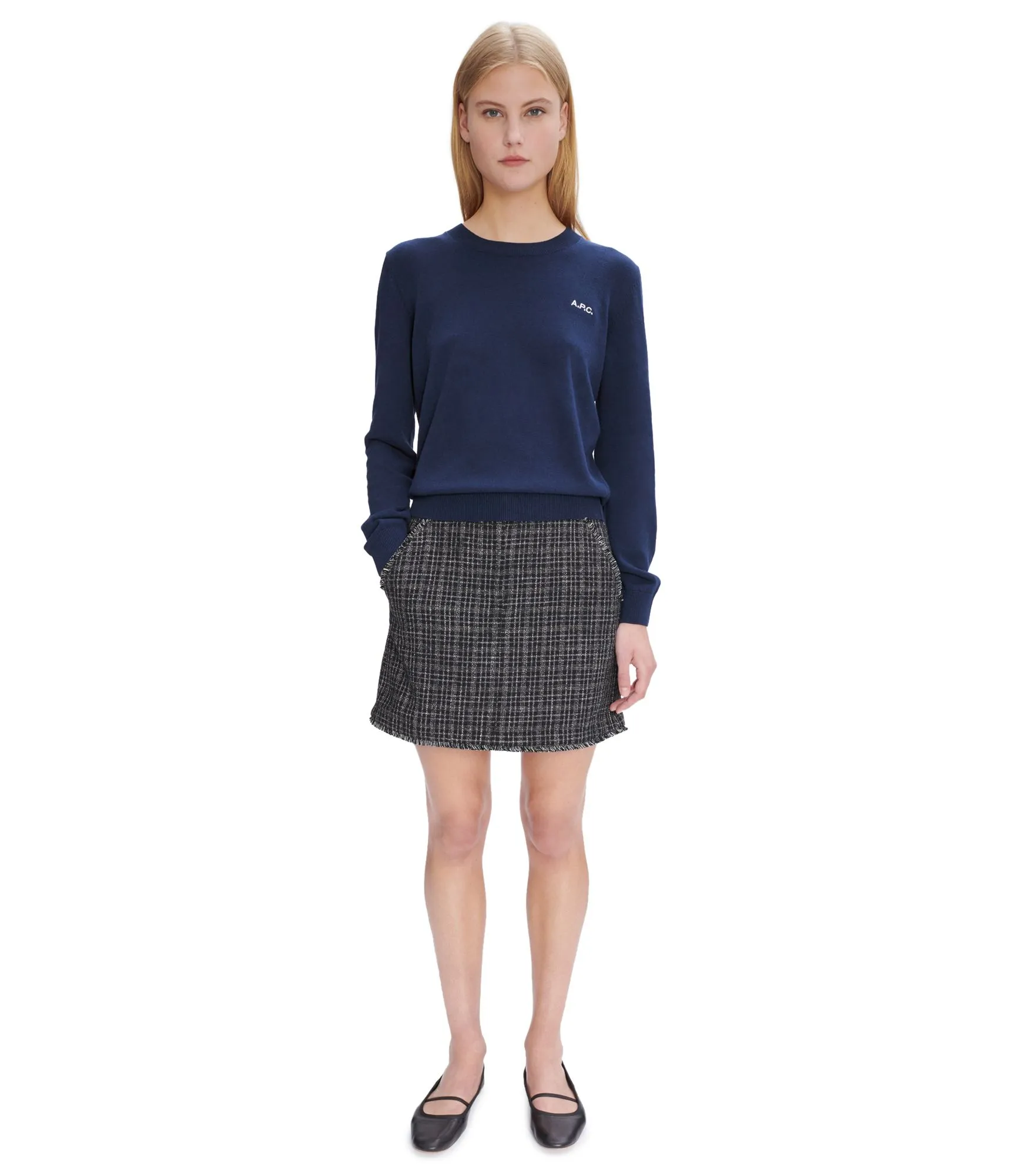 Jupe Rebekah Marine | A.P.C.