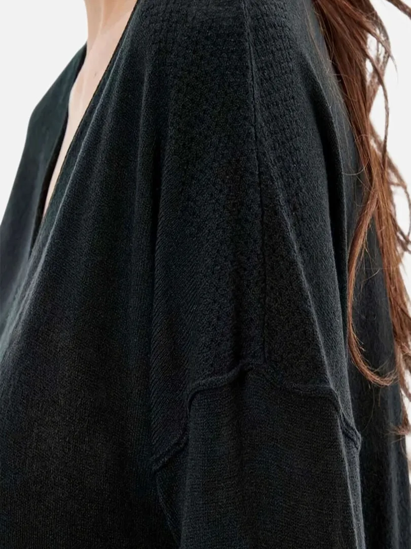 KAPORAL - Pull col v - Noir