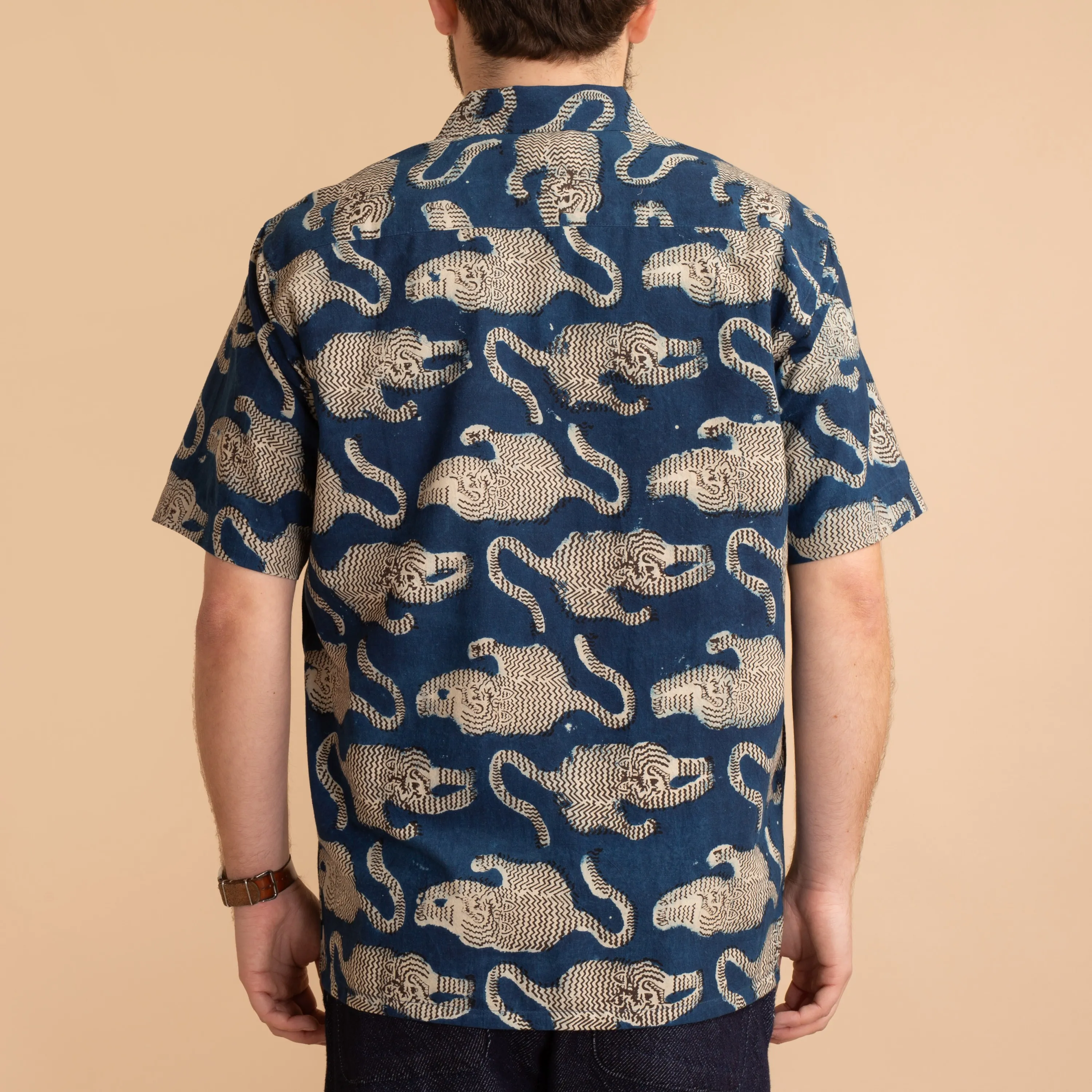 KARDO x FLÂNEURS / S/S Shirt BP69 Indigo/Black