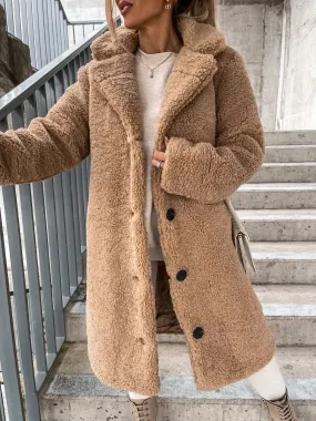 KIMMIE | VESTE LONGUE TEDDY