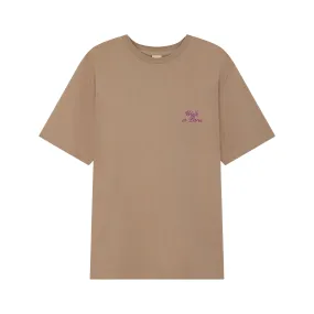 Le t-shirt argile brodé