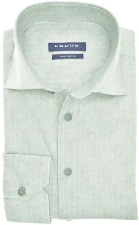 Ledub Chemise Impression Vert Clair 0142450-520000 commander