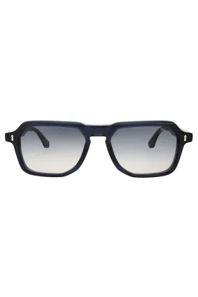 Lunettes de soleil cristal bleu encre