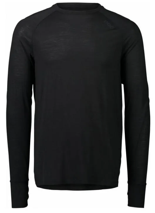 Maillot de Corps POC Men Light Merino Uranium Black