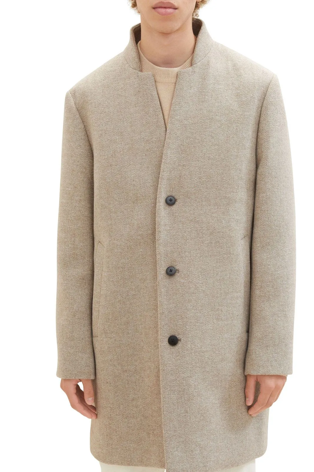 Manteau TOM TAILOR LAINE Sand