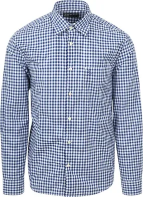 Marc O'Polo Chemise à Carreaux Bleu B21720842090-Z81 comman